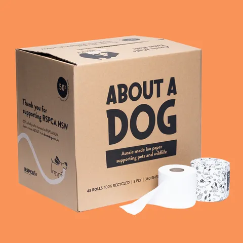 Toilet Rolls About A Dog 3 ply 360 sheet