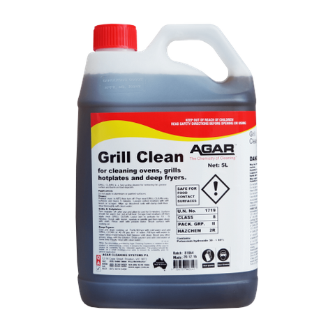 Agar Grill Clean 5L Caustic Food Safe