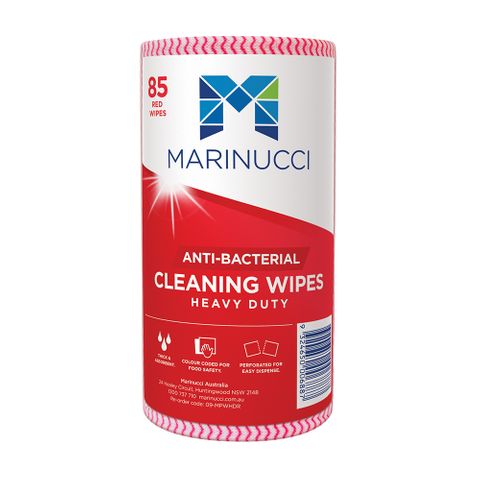 Red Heavy Duty Anti-Bac Wipes