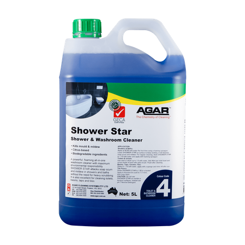 Agar Shower Star 5 lit bathroom & mould