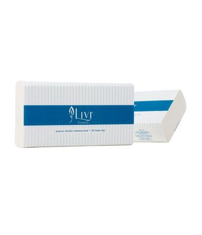 Livi Ultraslim Hand Towel 2ply(Ctn 2400)
