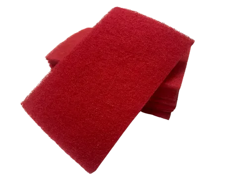 Scourer Hand Pad Red Pkt10 225x150mm