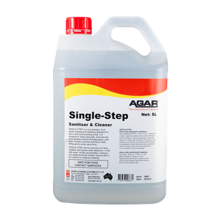 Agar Single Step Sanitiser & Cleaner 5L