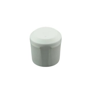 28mm 410 White Flip-Seal Cap