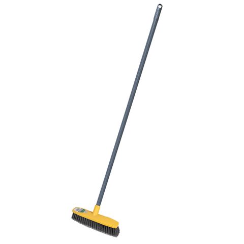 Yellow Indoor Broom General with handle