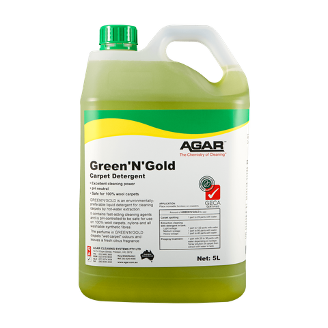 Agar Green 'N' Gold Carpet Detergent 5L