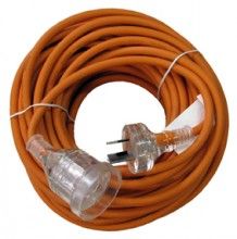 Orange Rubber Lead 20m 10amp 3 Core
