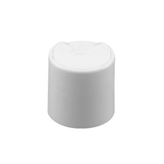 28mm Smooth Wall White Disc Top Cap