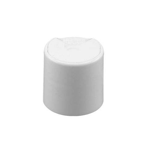 28mm Smooth Wall White Disc Top Cap