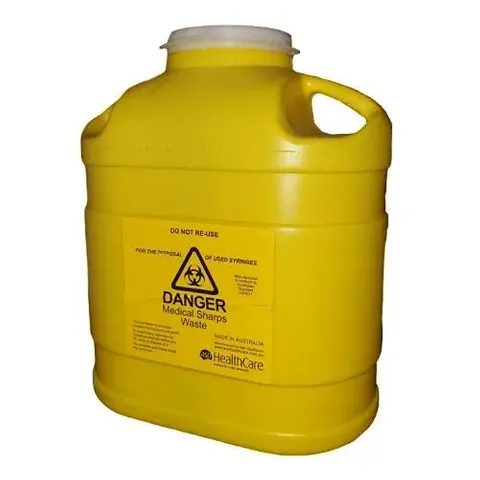 Sharps Container 5litre resealable top