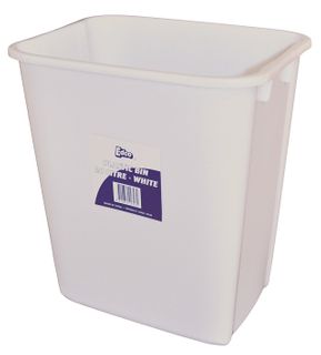Plastic Bin 20 Ltr White