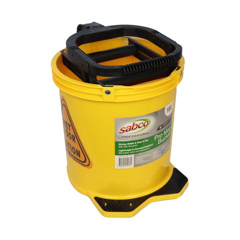 Sabco 16L Yellow Pro Mop Bucket