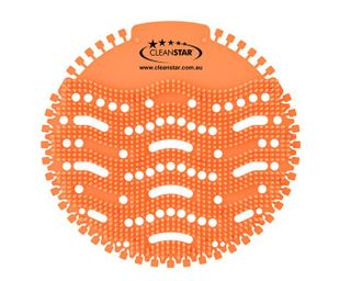 Cleanstar urinal screen Tangerine