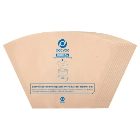 Disposable Velo paper dust bag 2.5L 10pk