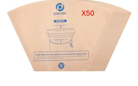 Ctn50 Pacvac Superpro vacuum bags pk10