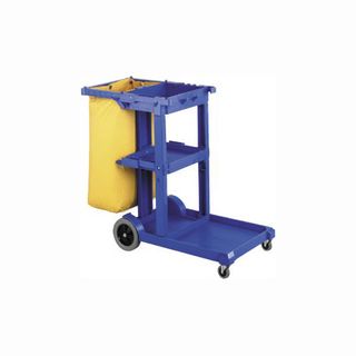 165518 Janitor Trol. Drk Blu W/Lid