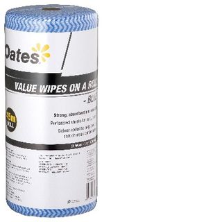 165403- Oates Value Wipes - Blue