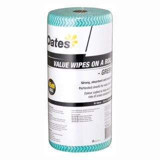 165404- Oates Value Wipes - Green