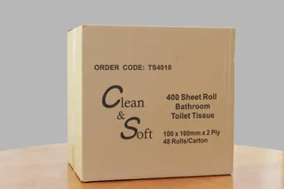 Toilet Roll 400 Sheet 2ply 48ct embossed