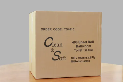 Toilet Roll 400 Sheet 2ply 48ct embossed
