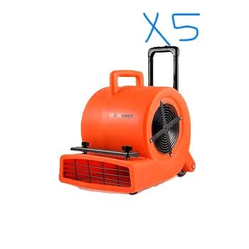 Work Hero Air Mover 900w - 5 units