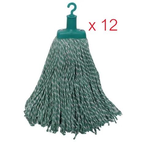 Carton12 Rapid Contractor Mop Green 400G
