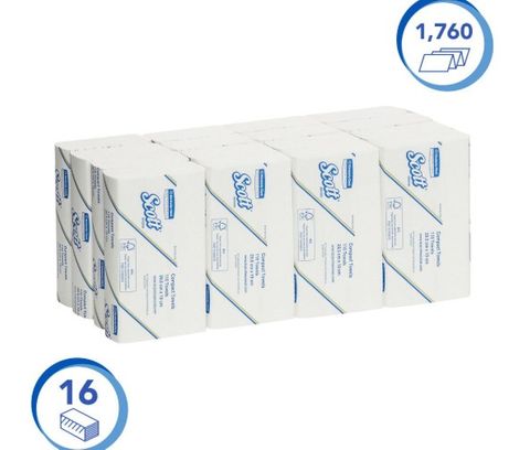 Scott Compact White 110x16