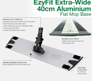 EzyFit Extra-Wide 40cm Aluminium FlatMop