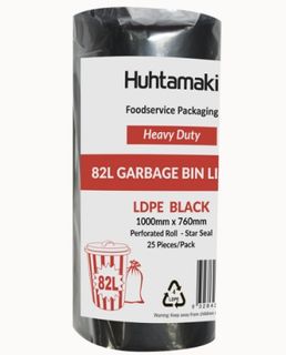 82lt H/Duty BLK 30um On Roll