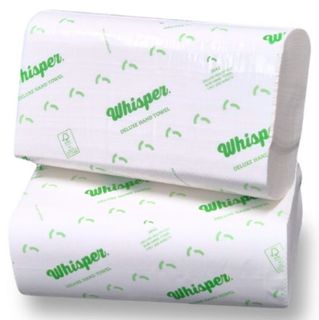 Whisper Slimline Hand Towel ct4000 1ply