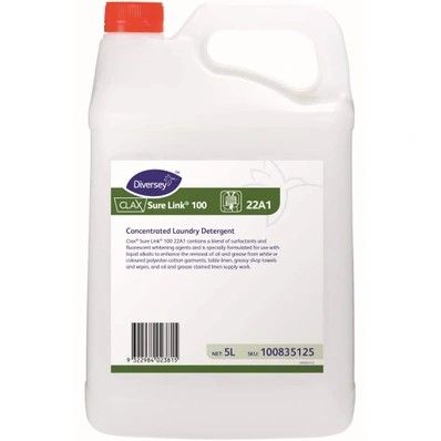 DIVERSEY SURELINK CLAX 100 22A1 LAUNDRY DETERGENT 5L