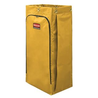 RUBBERMAID JANITOR CART VINYL 128L YELLOW BAG