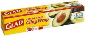 GLAD CLING WRAP 300M X  33CM