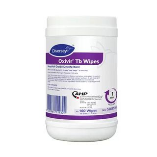 DIVERSEY OXIVIR TB WIPES HOSPITAL-GRADE 160PK