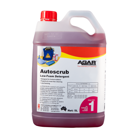 AGAR AUTOSCRUB LOW-FOAM DETERGENT 5L