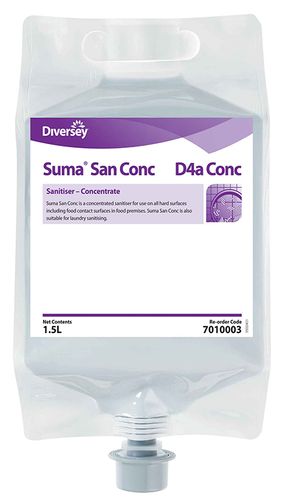 DIVERSEY SUMA SAN CONC D4A SANITISER 1.5L