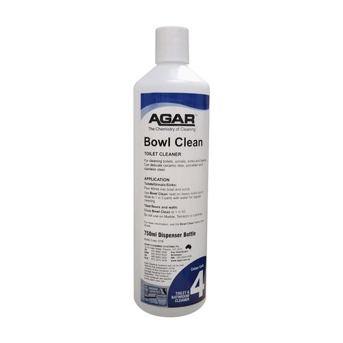 #4 AGAR SCREEN PRINTED BOTTLE BOWL CLEAN 750ML