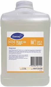 DIVERSEY BREAK UP FOAMING DEGREASER JF D3.5 CONC 2.5L