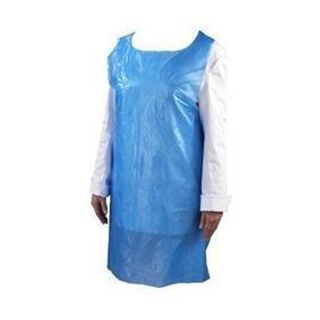 PRO-VAL DISPOSABLE APRON 500 CARTON - BLUE