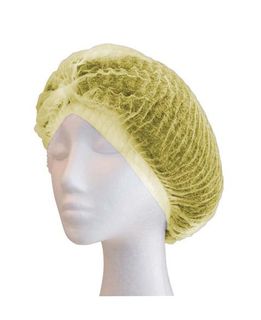 PROVAL CRIMPED BERETS 21' DISPOSABLE YELLOW