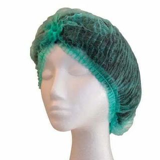 PROVAL CRIMPED BERETS 21' DISPOSABLE GREEN