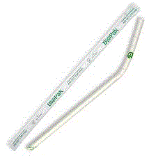 INDIVIDUAL WRAPPED PAPER BIOSTRAW - WHITE, CARTON 2500