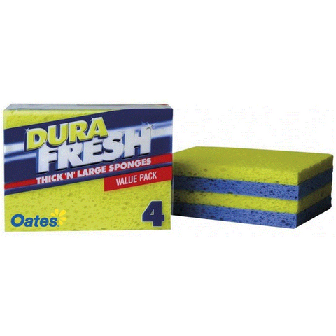 OATES DURAFRESH MIGHTY THICK SPONGES - 3 PACK