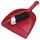 OATES DUST PAN AND BANNISTER SET RED