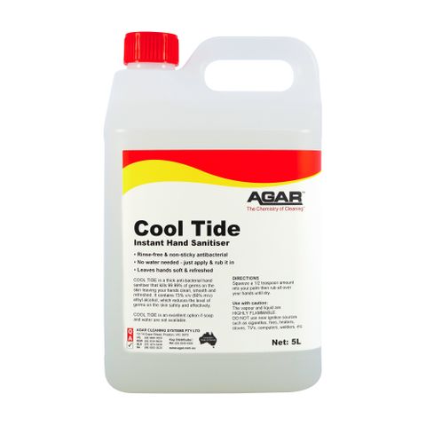AGAR COOL TIDE INSTANT SANITISER 5L