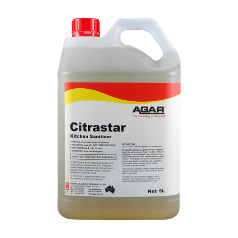 AGAR CITRASTAR KITCHEN SANITISER 5L