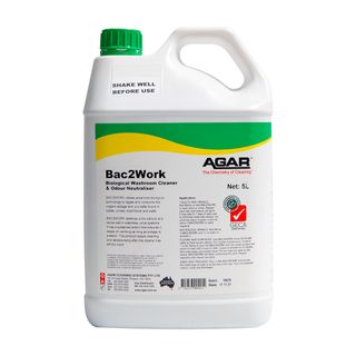 AGAR BAC2WORK BIOLOGICAL WASHROOM CLEANER 5L