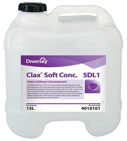 DIVERSEY CLAX SOFT CONC 5DL1 15L