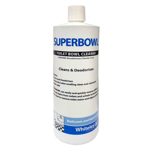 WHITELEY SUPERBOWL TOILET/BATHROOM CLEANER 1L