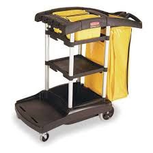 RUBBERMAID HIGH CAPACITY CLEANING CART